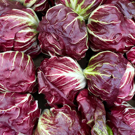 Sautéed Radicchio with Balsamic and Parmesan Cheese