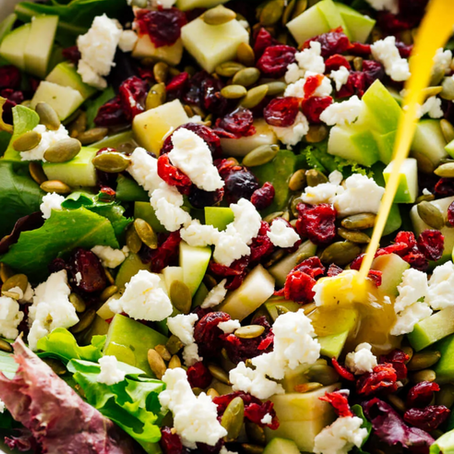 Green Salad with Apples and Pepitas