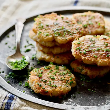 Parmesan Crusted Crushed Turnips 