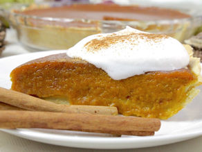 Vegan Pumpkin Pie & Whipped Cream