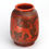 Thumbnail: Art Deco Royal Lancastrian Vase Orange Vermillion and Bronze