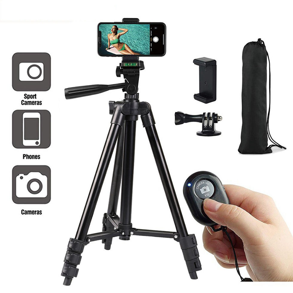 Thumbnail: Portable Cellphone Tripod Stand for Selfie Mobile Phone Holder Tripie 3120 Smart