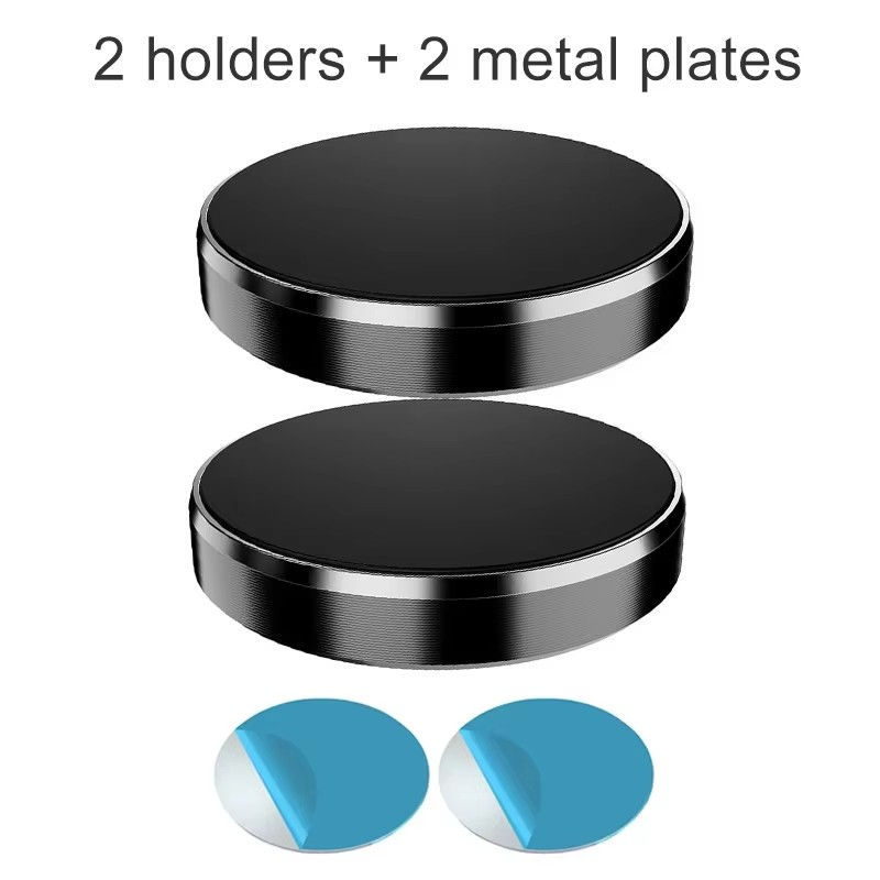 Thumbnail: Magnetic Round Phone Holder Magnet Sticker for Car Interior Accessories GPS Air 