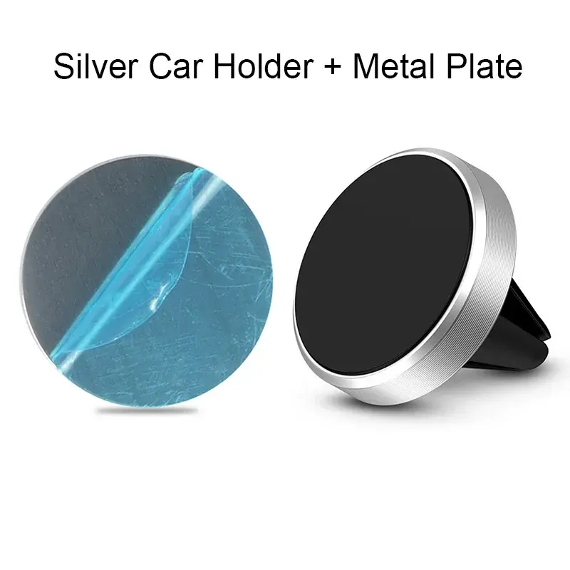 Thumbnail: Magnetic Round Phone Holder Magnet Sticker for Car Interior Accessories GPS Air 