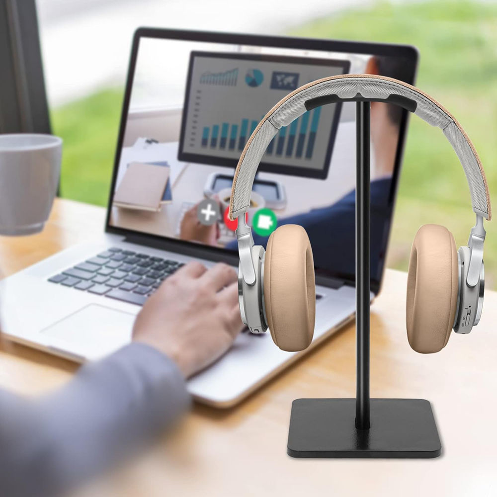 2026 New Aluminium Alloy Headset Stand - Flexible Headphone Mount Hanger Gaming