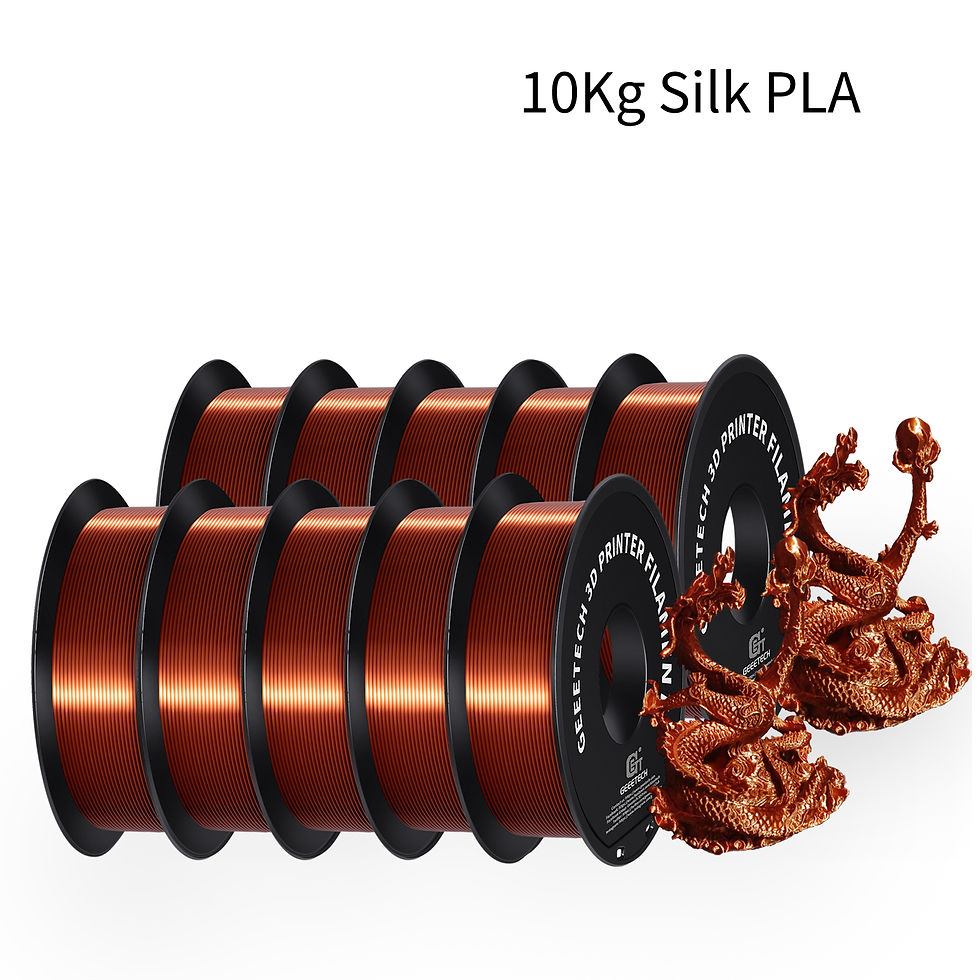 Thumbnail: GEEETECH 10Kg In One Box Matte/PETG/Silk PLA/TPU/ABS 3D PLA Filament 1.75mm Spoo