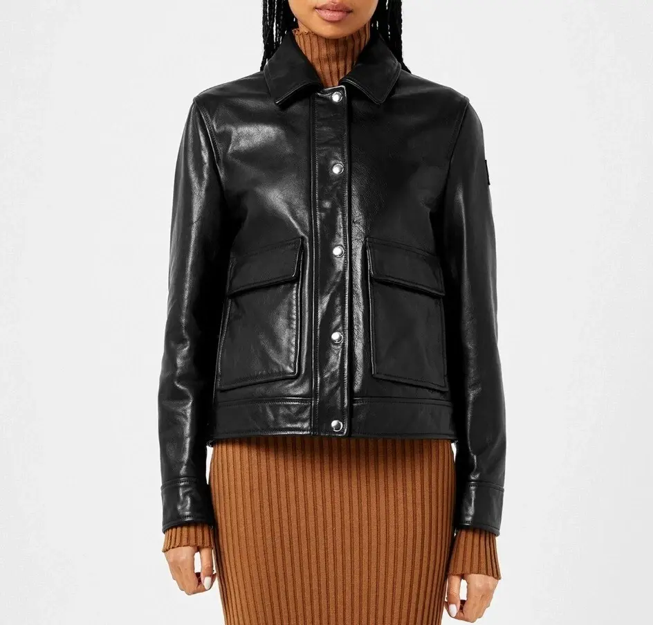 Thumbnail:  BELSTAFF Womens Briar Bomber Jacket 100% Calf Leather