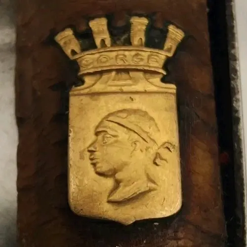 Thumbnail: Antique French folding knife Mod. "Vendetta Corsa" with horn handle