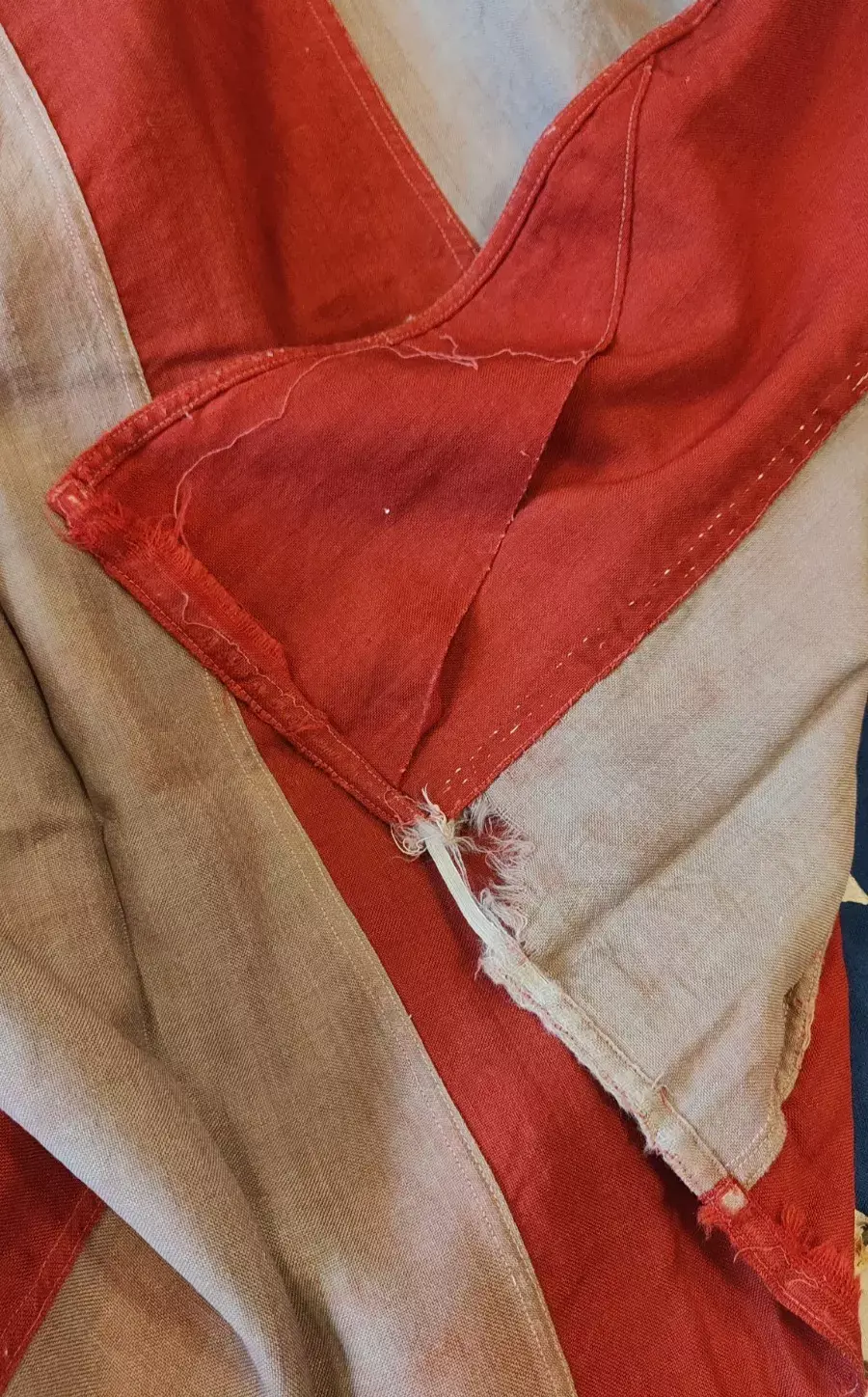 Thumbnail: WW2 Authentic Giant Old Glory 48 Star US American Flag 165"x110" Hand Sewn Stars