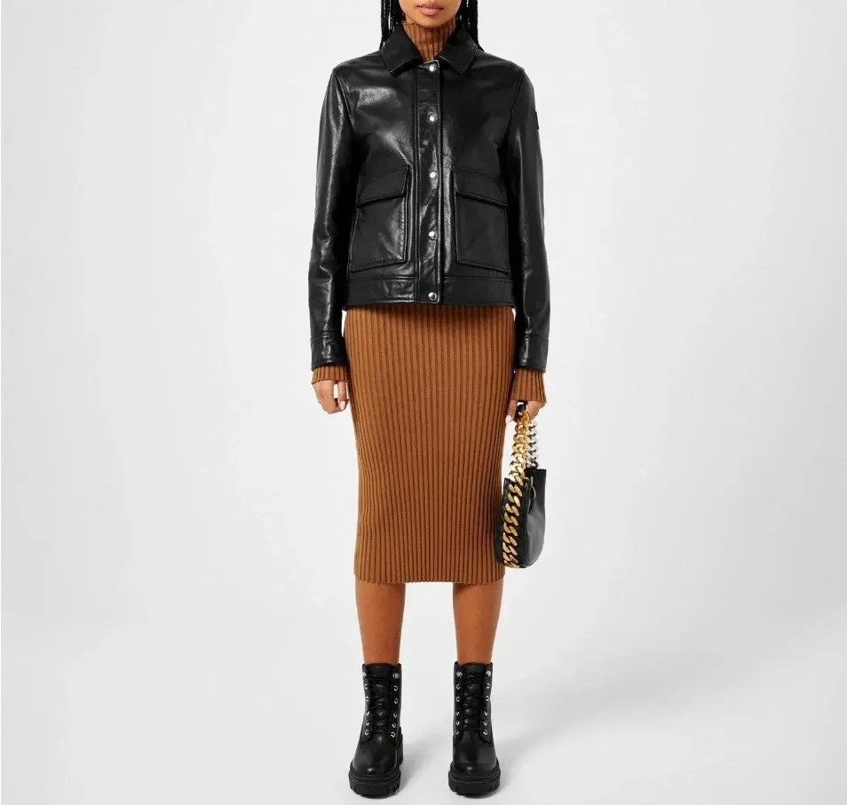 Thumbnail:  BELSTAFF Womens Briar Bomber Jacket 100% Calf Leather