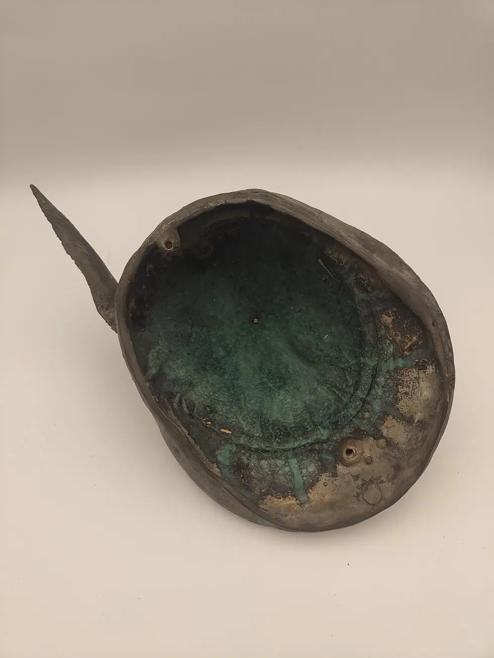 Thumbnail: Bronze "Cappello Alpini" Hat 1:1 scale with WW1 First World War Emblem Unique piece!