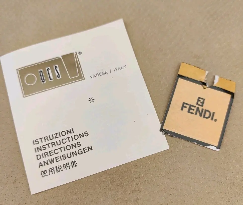 Thumbnail: Fendi Autentica Valigetta 24h in pelle anno 1989 True Vintage