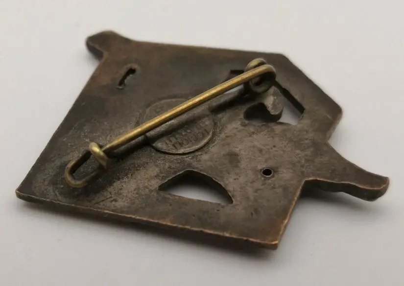 Thumbnail: GG.FF. DISTINTIVO BATTAGLIONE GIOVANI FASCISTI GIL II° RAGGRUPPAMENTO VOLONTARI PNF AOI