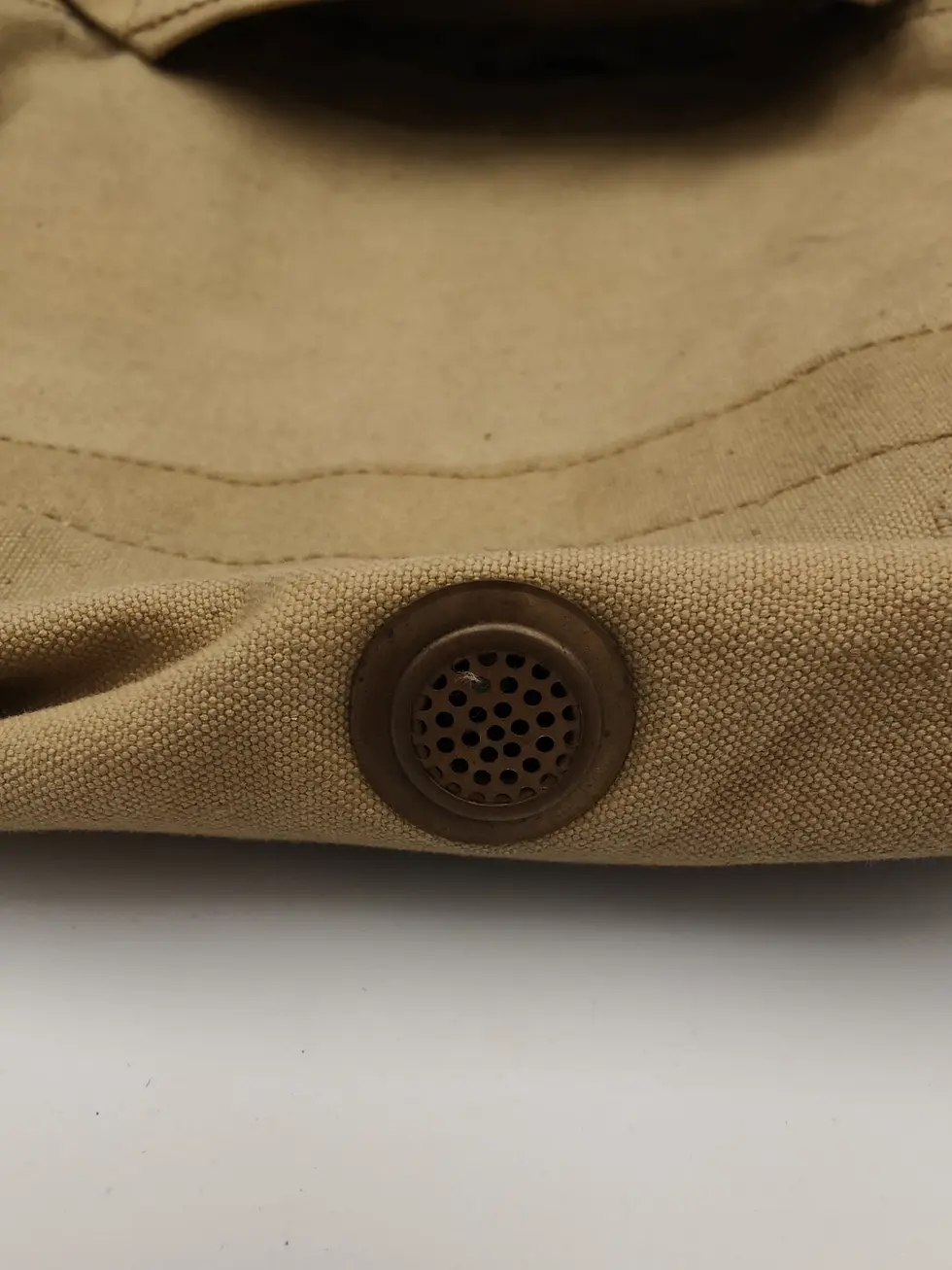 Thumbnail: ORIGINAL WW2 BRITISH ARMY MKVII GAS MASK BAG SATCHEL 1943 - INDIANA JONES BAG