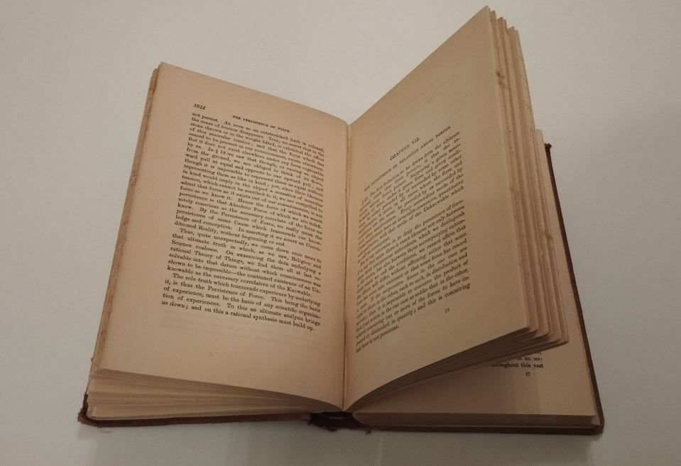 Μικρογραφία: FIRST PRINCIPLES (1880) - Herbert Spencer - ΩΚΥΠΟΥΣ ΠΑΛΑΙΟΒΙΒΛΙΟΠΩΛΕΙΟ