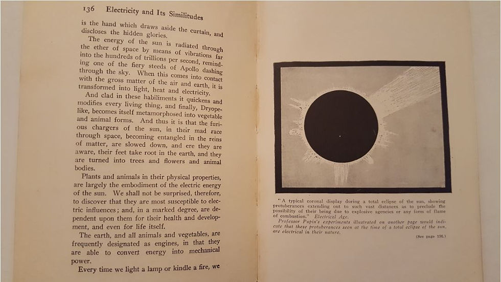 Thumbnail: ELECTRICITY AND ITS SIMILITUDES - TYNDALL - OKYPUS RARE BOOKS