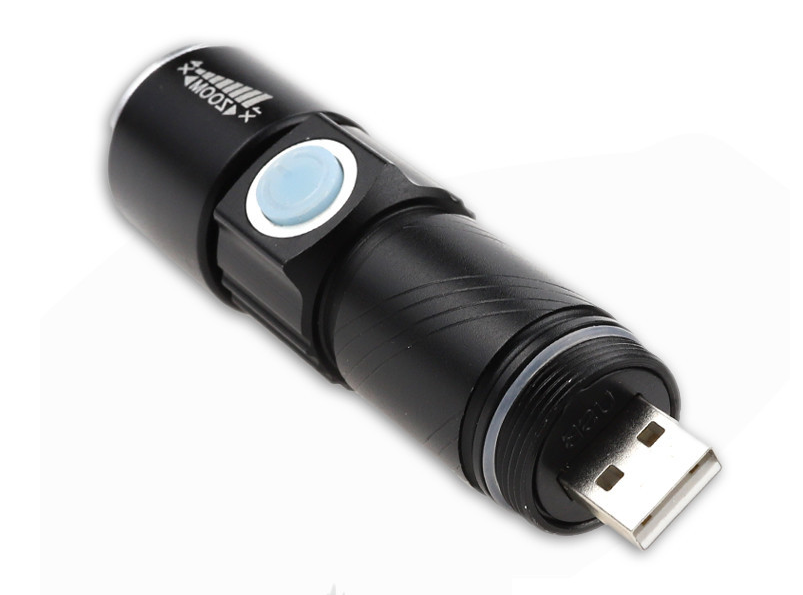 Aluminum Alloy Rechargeable Flashlight