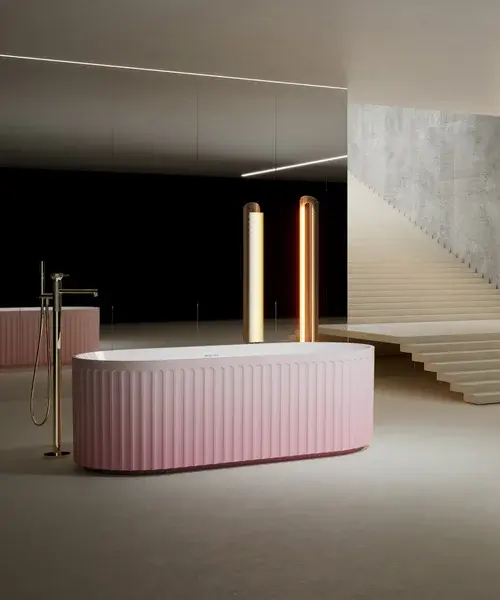 Bagno Italia Maestro Ombre Pink Freestanding Tub