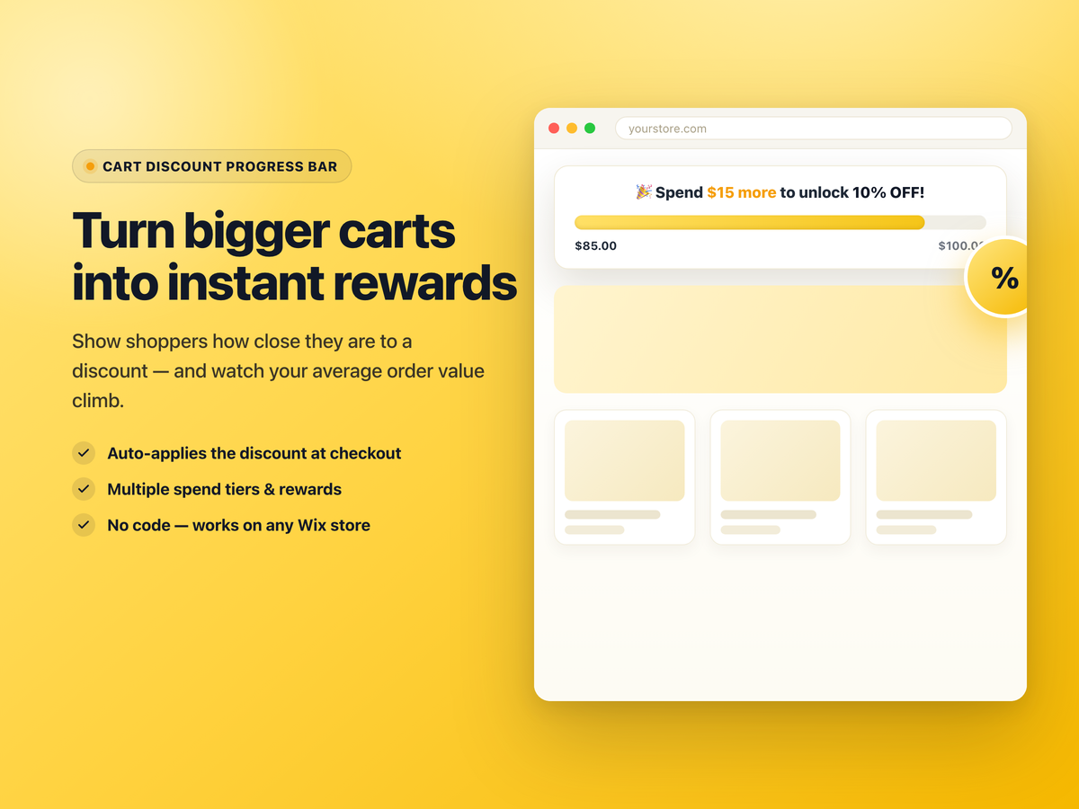 Cart Discount Progress Bar screenshot 1
