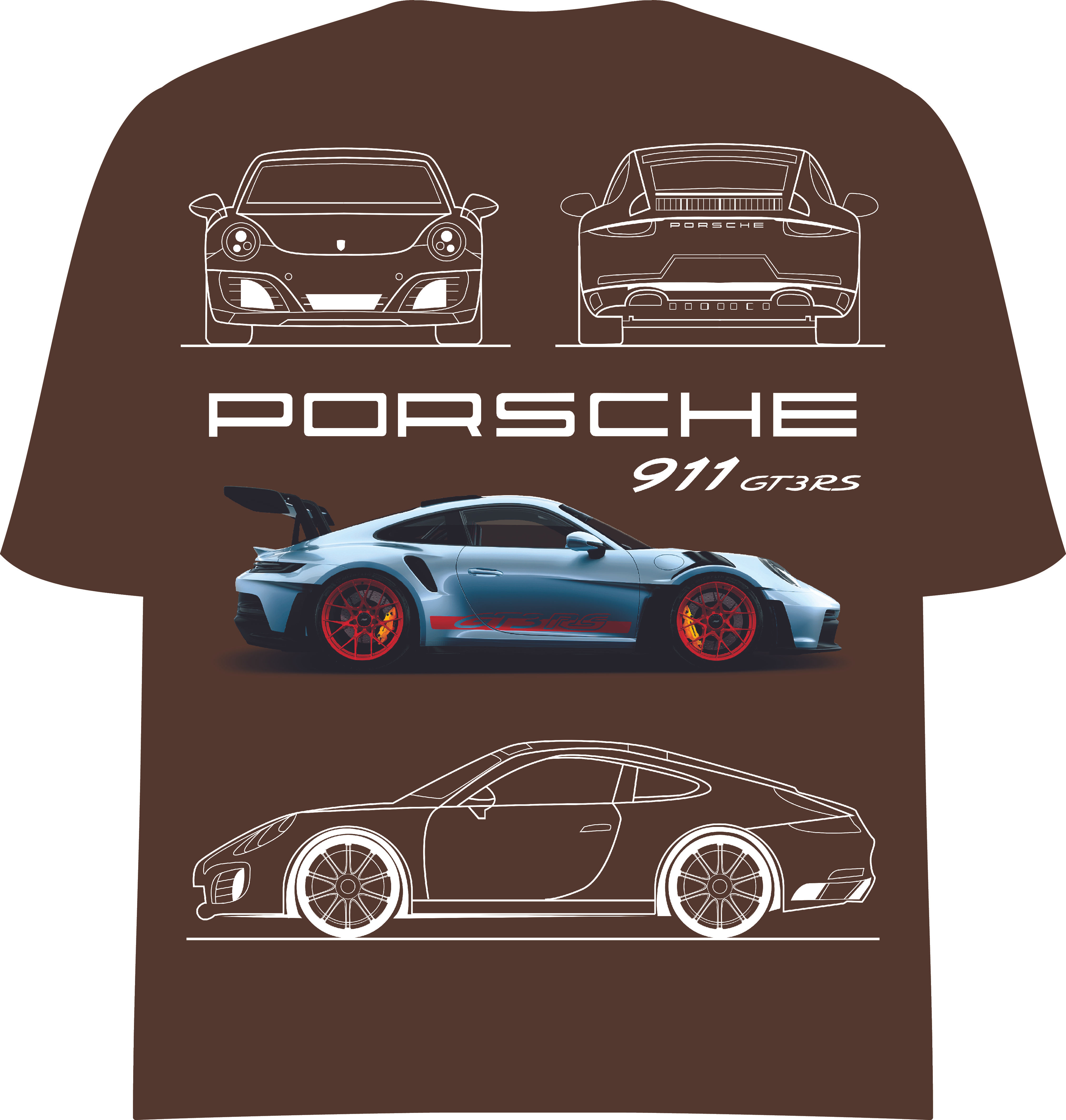 Porsche 911 GT3RS - Blue