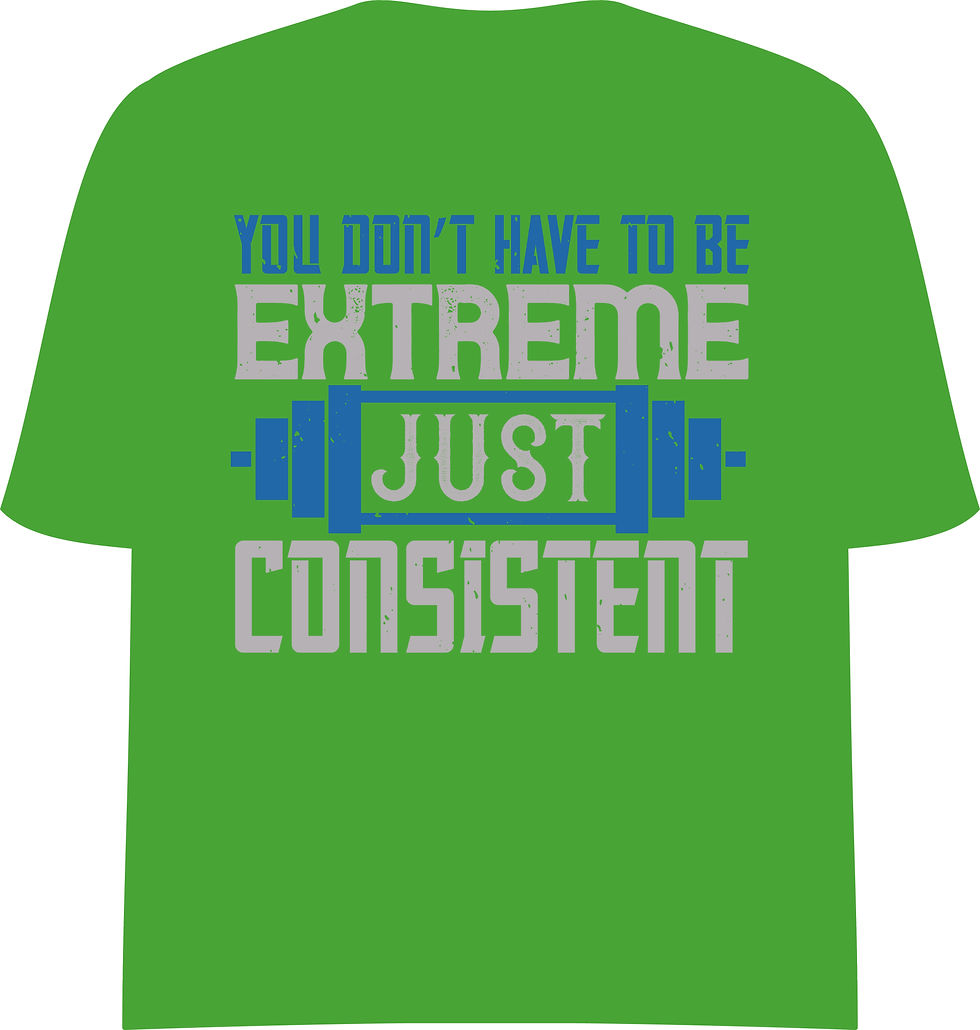 Thumbnail: You don't have to be extreme just consistent