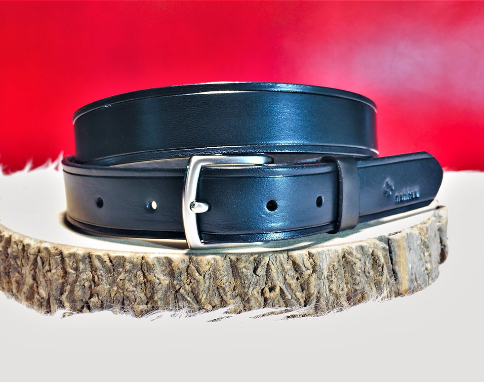 Ceinture cuir noir