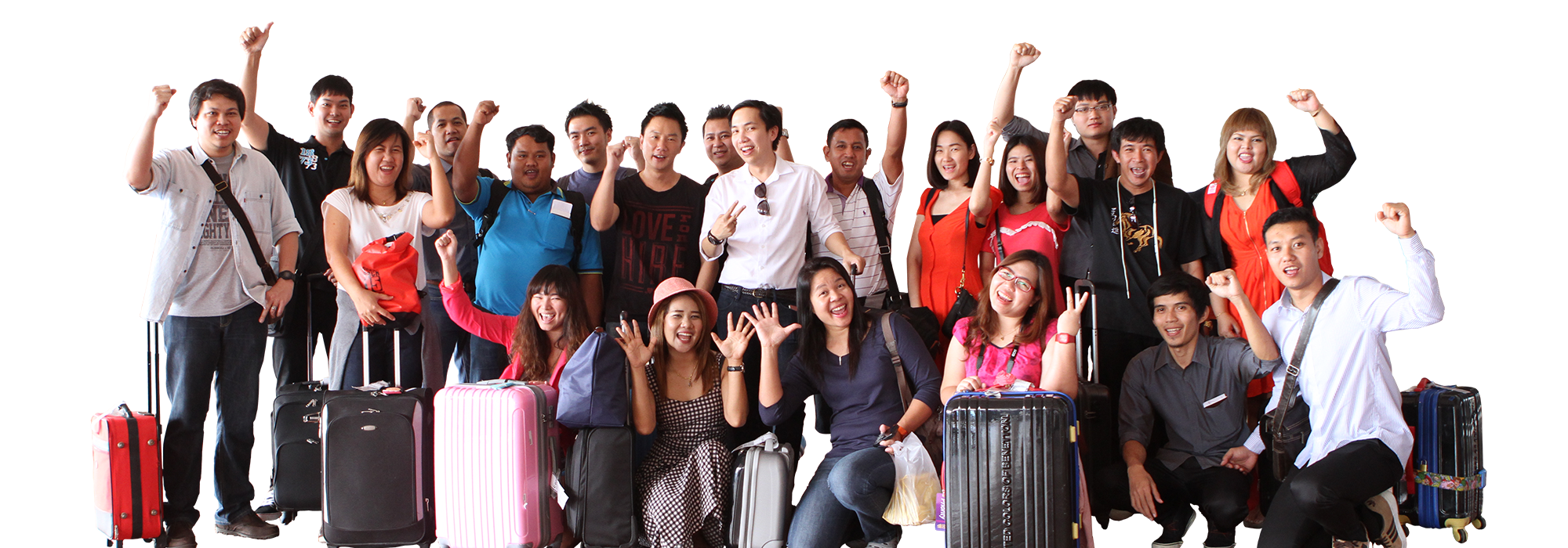 This picture shows Atlas Copco Group on during their Bogor outing in Indonesia in January 2015.