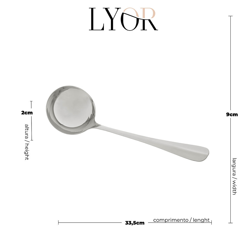 Miniatura: Concha Aço Inox Positano 33,5cm