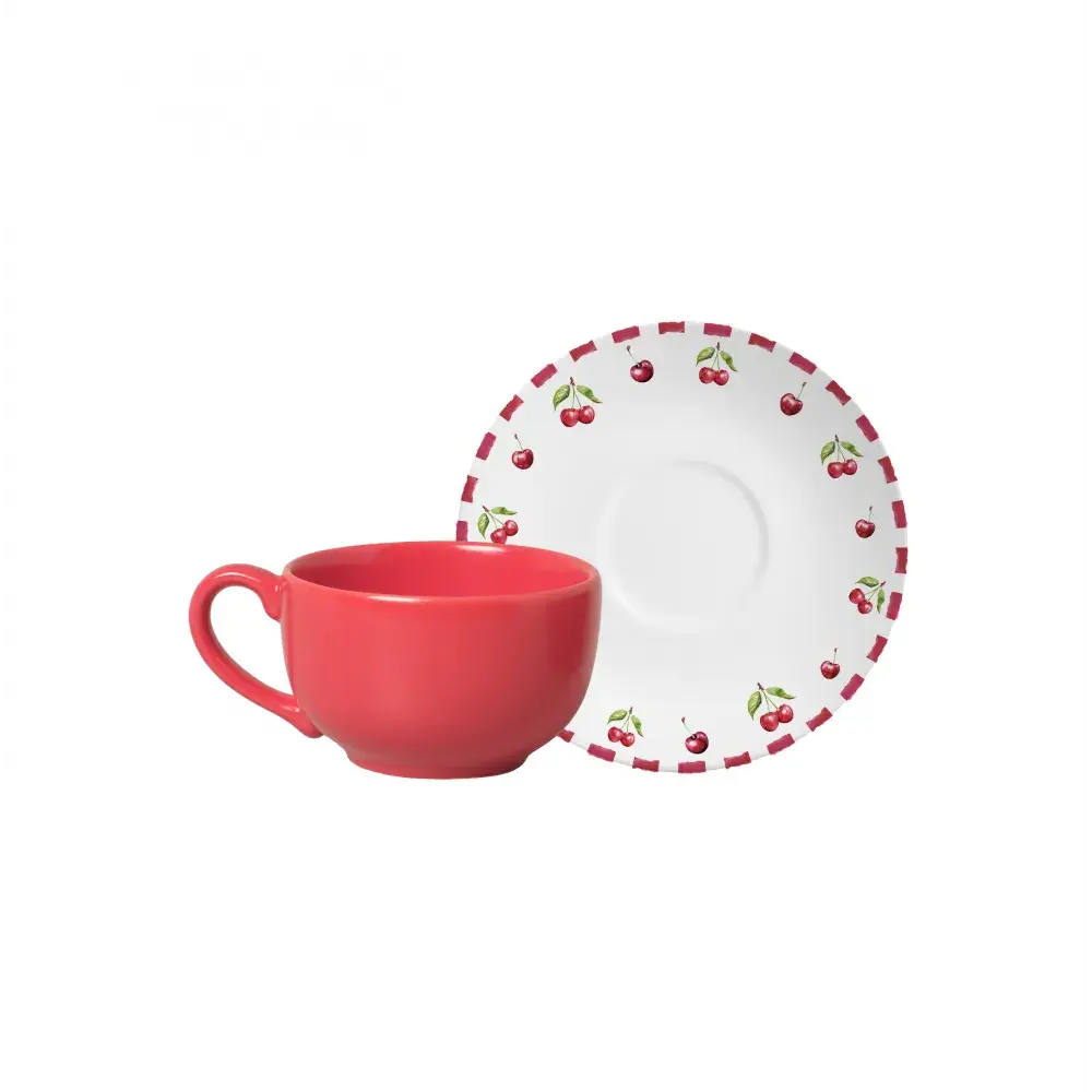 XICARA DE CHÁ C/PIRES AMARENA 250ML - ALLEANZA