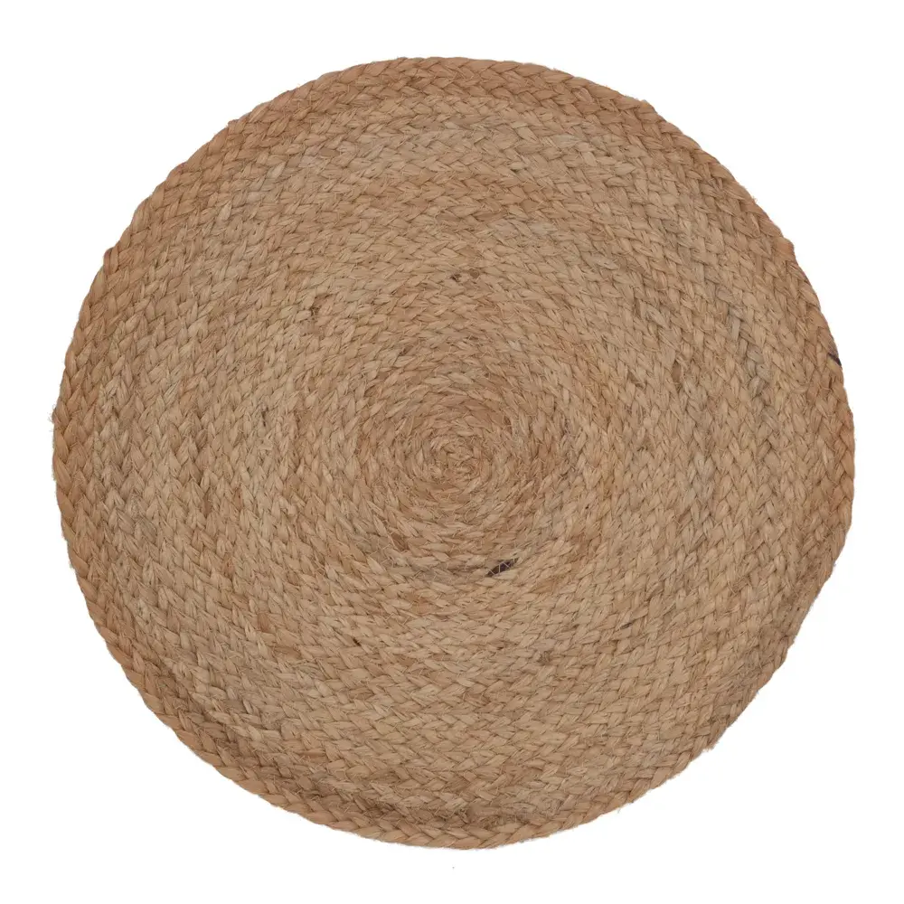 Lugar Americano Redondo Fibra Natural Bege