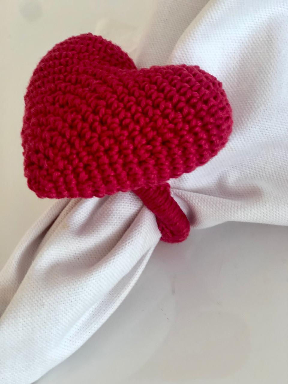 Miniatura: Argola de Guardanapo Coração Tha