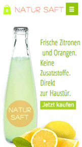 Alle Designvorlagen website templates –  Frische Säfte