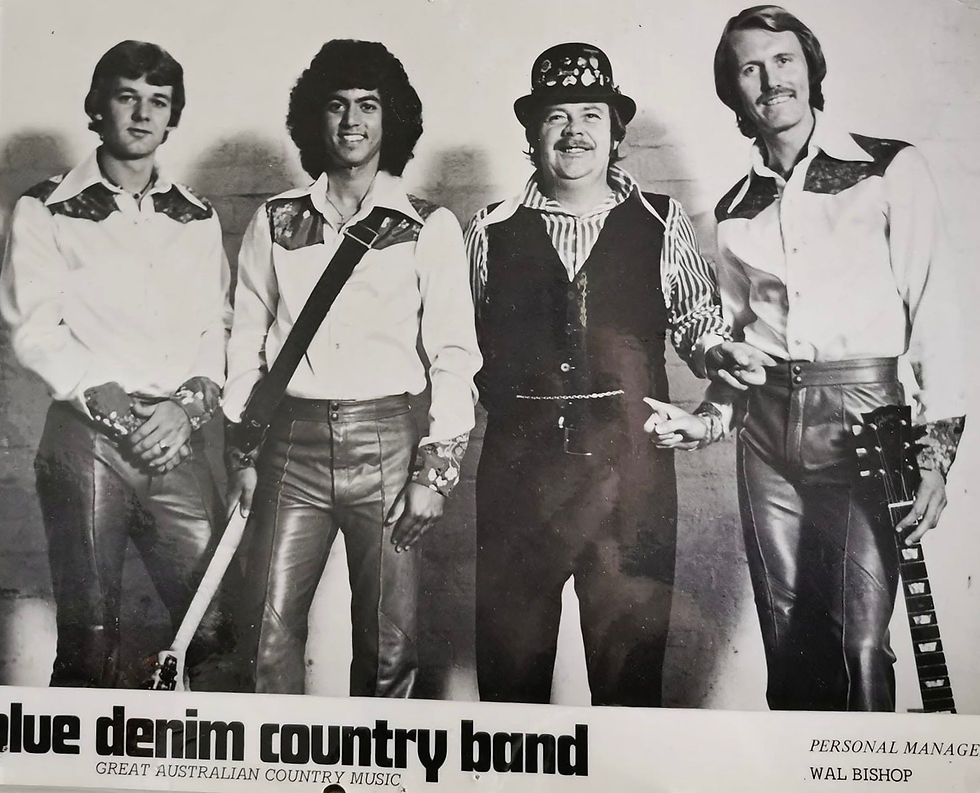 Blue Denim Country Band - L- R Frank Hickey, Clayton Saunders, Ray Hassler, Barry