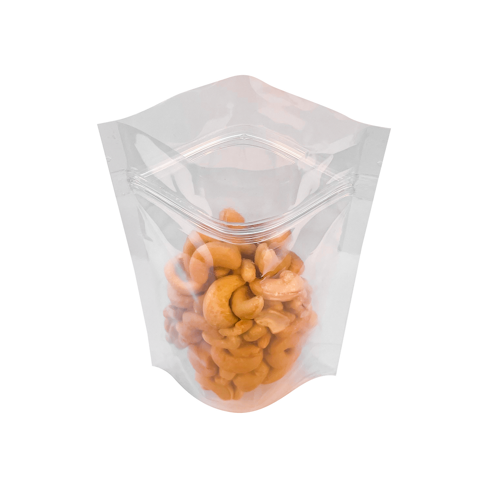 Miniatura: Stand-Up Pouch Transparente com Zíper 17 x 23 x 4cm