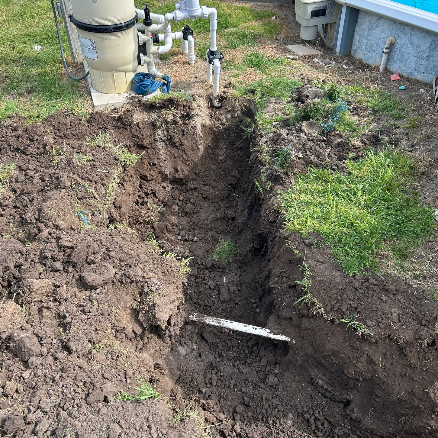 Trench dug by ERS Utility