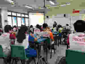 A Geography lesson taking place in Singapore