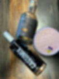 Blackcurrant gin cocktail made with Western Style gin, Cassimix, lime and egg white