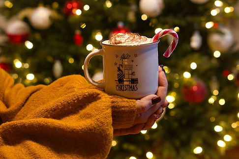 Hot coffee with maple cream liqueur in a mug