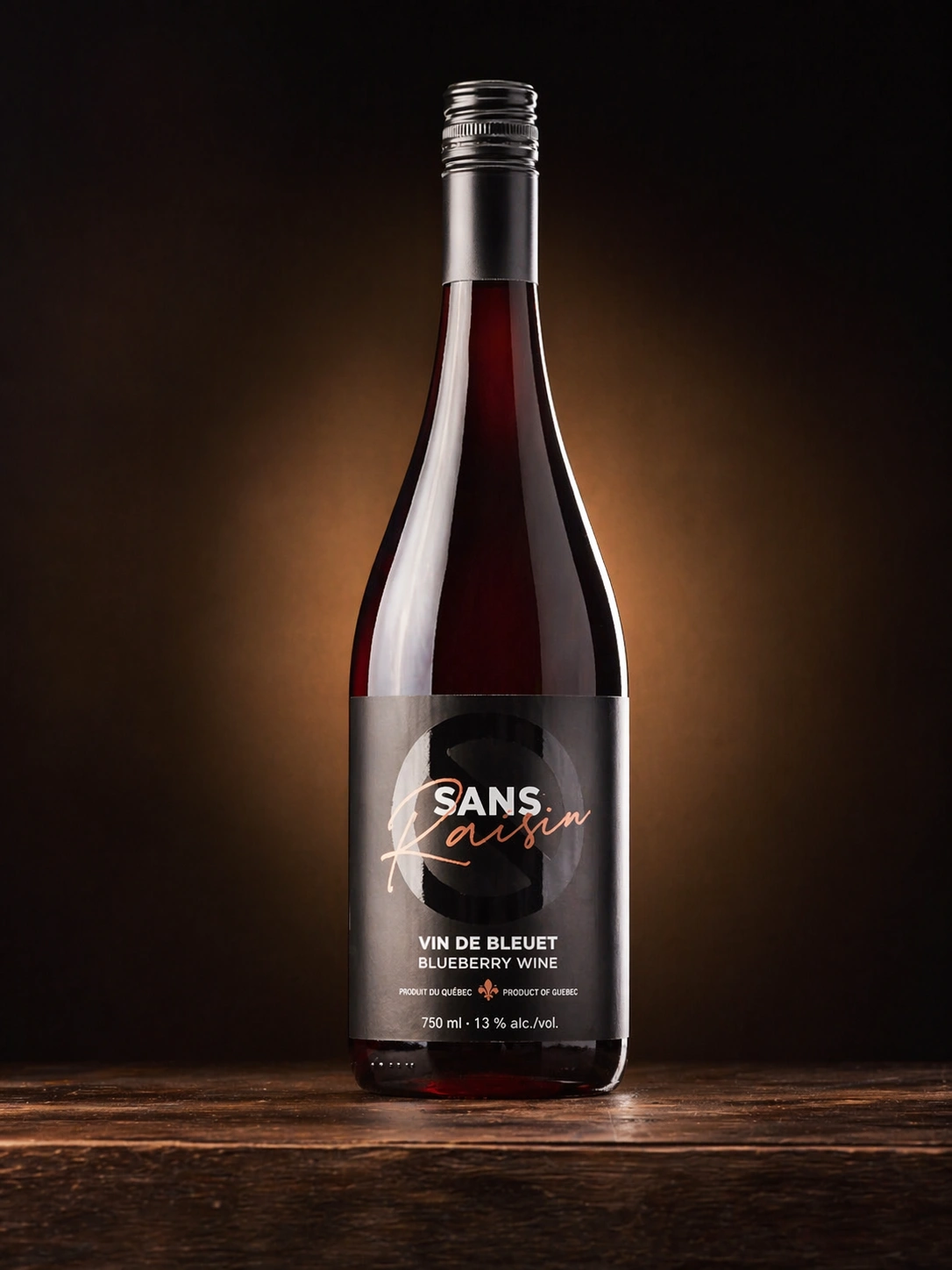 SANS RAISIN, Vin de bleuet