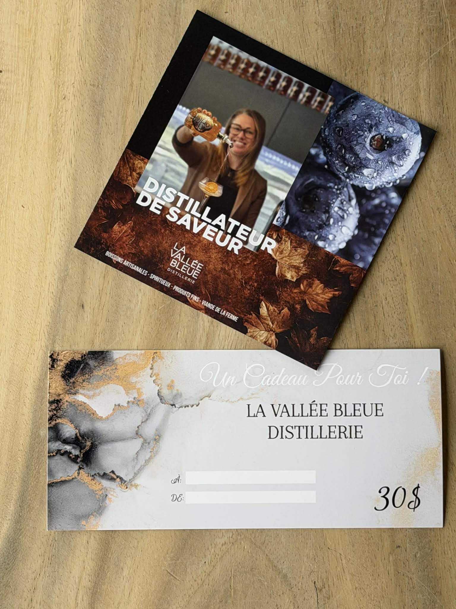 Certificat cadeau "physique"
