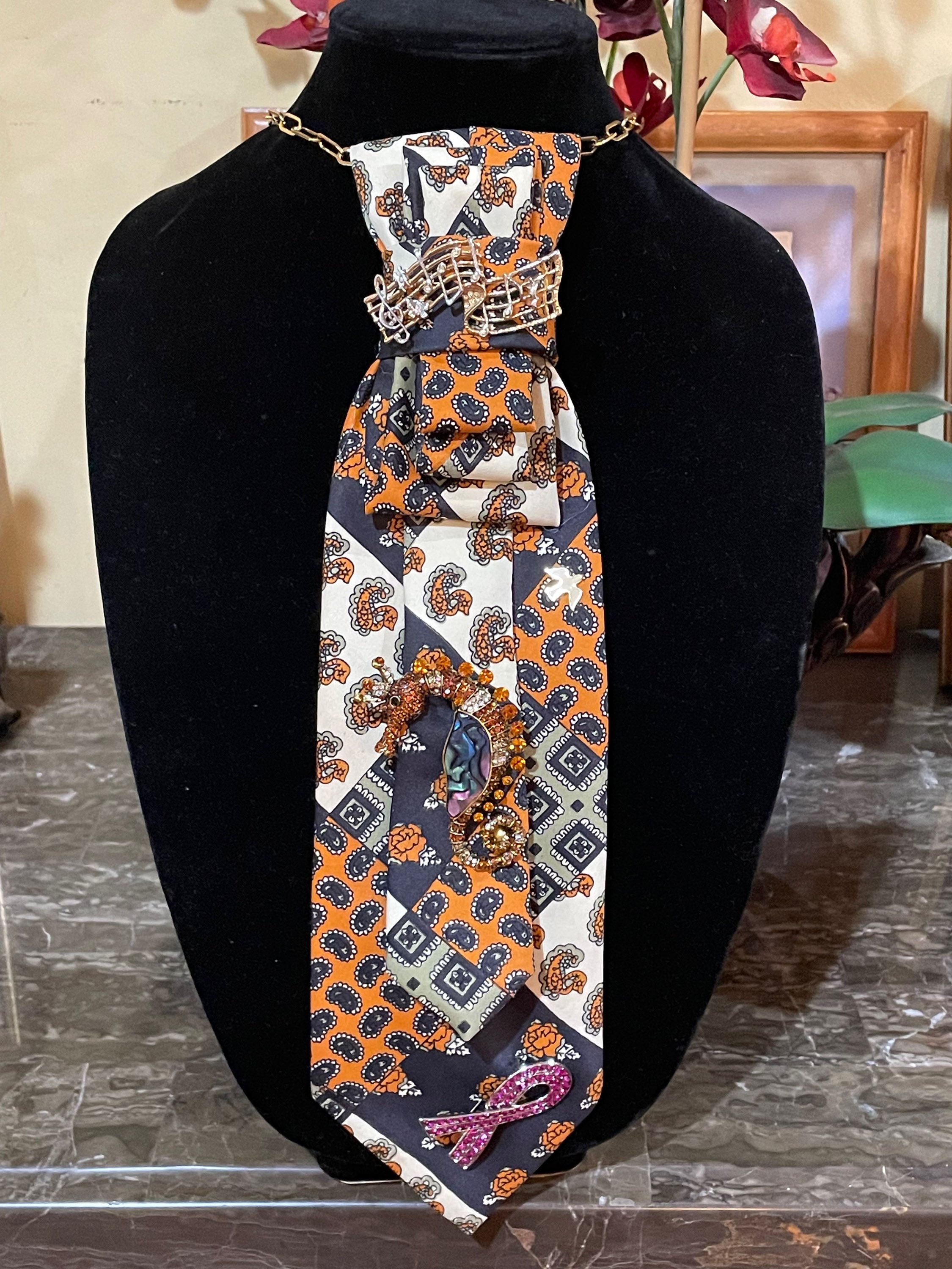 Nature Music Tie Necklace