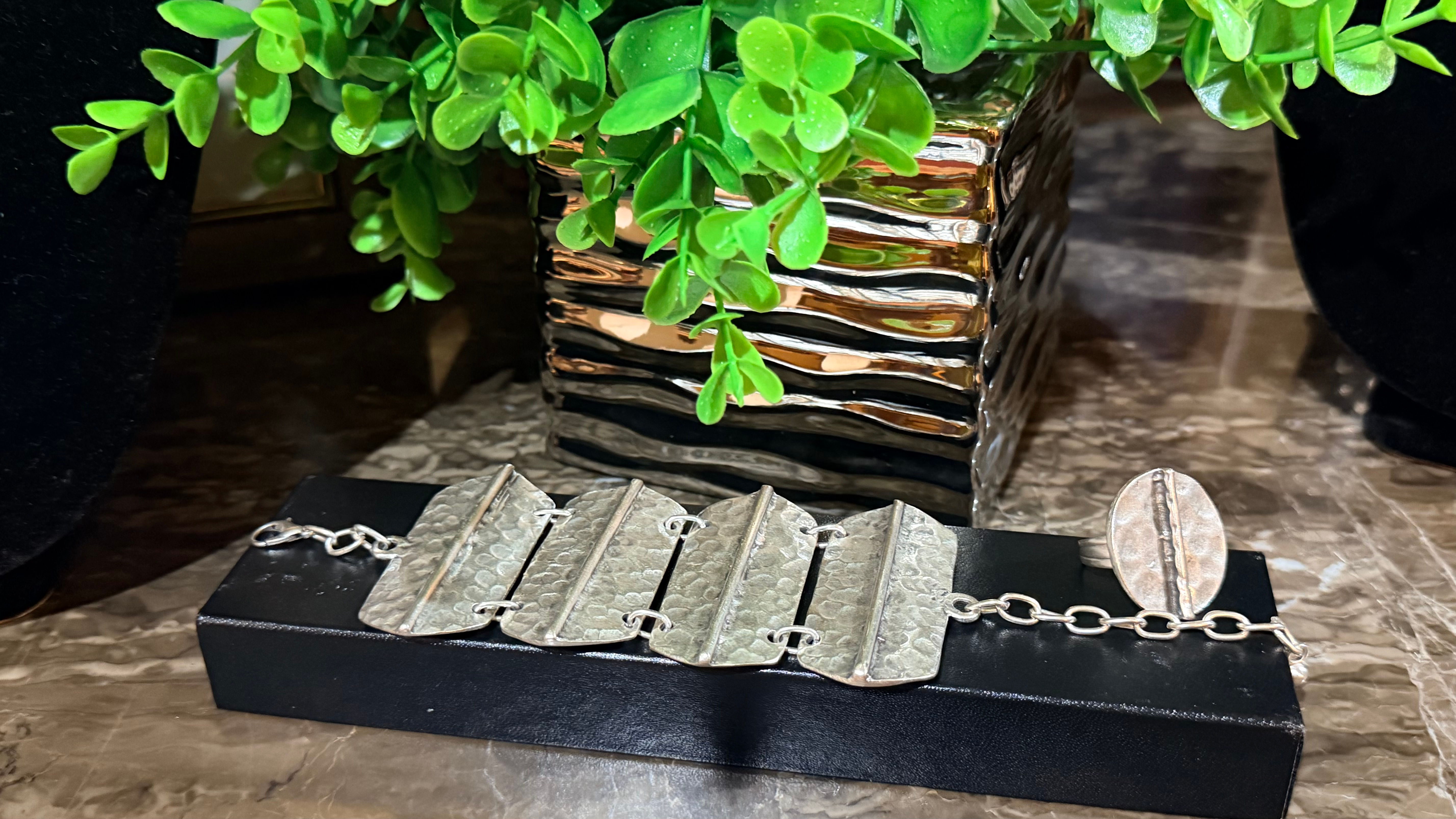 Silver Tone Ring and Bracelet Track