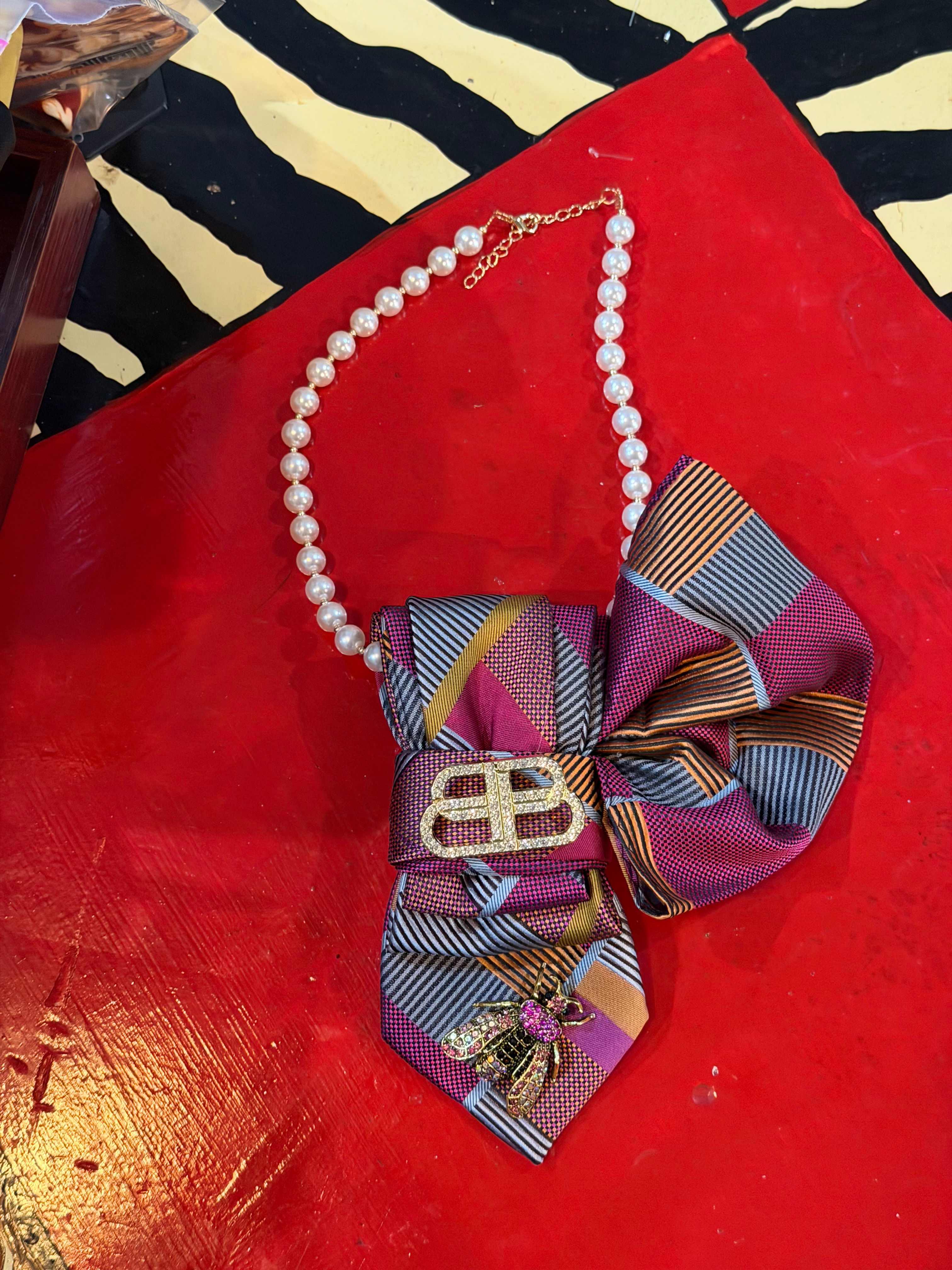 B B Bee Around Tie Necklace