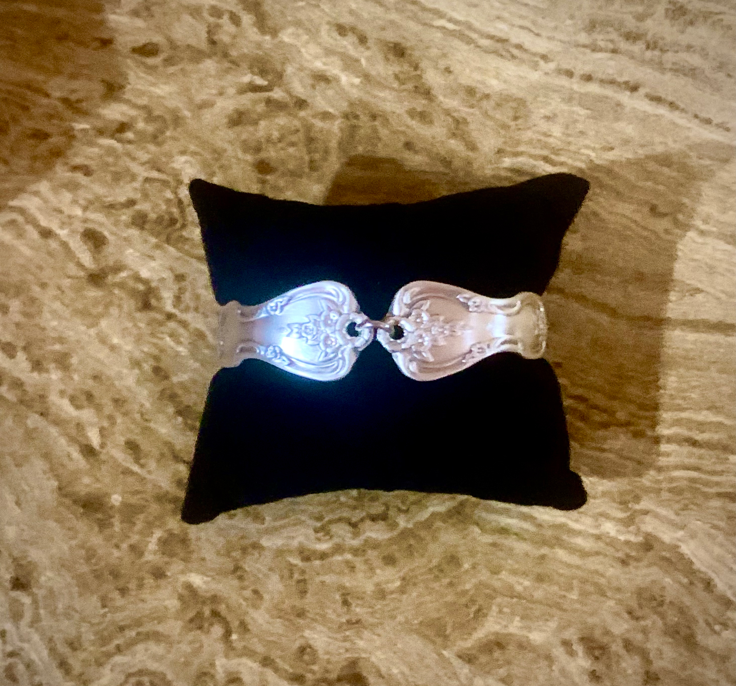 Handcrafted Silverware Bracelet 