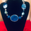 Thumbnail: Handcrafted Blue w/Iridescent Stones