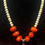 Thumbnail: Handcrafted Dyed Cultured Pearls with Coral Beads and .925 Natural Stone Pendant