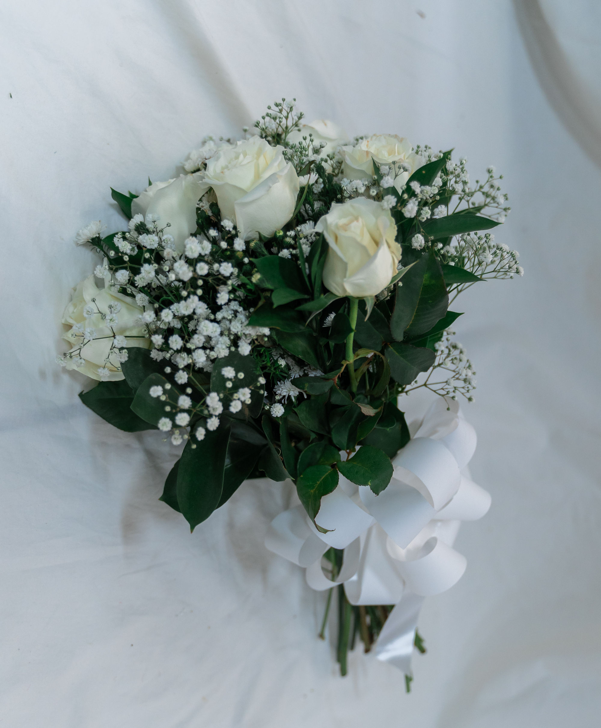 Buquê de Rosas Brancas (12 un)