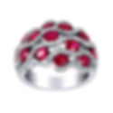 Multi-band-organic-Ruby-ring