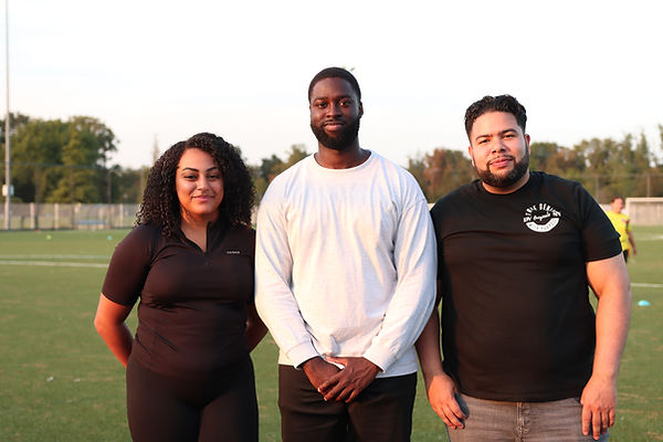 Een groeps foto van de nieuwe bestuur van de Amsterdam Panthers