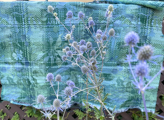 Garden Matrix, Seagrass, pictured with flowers